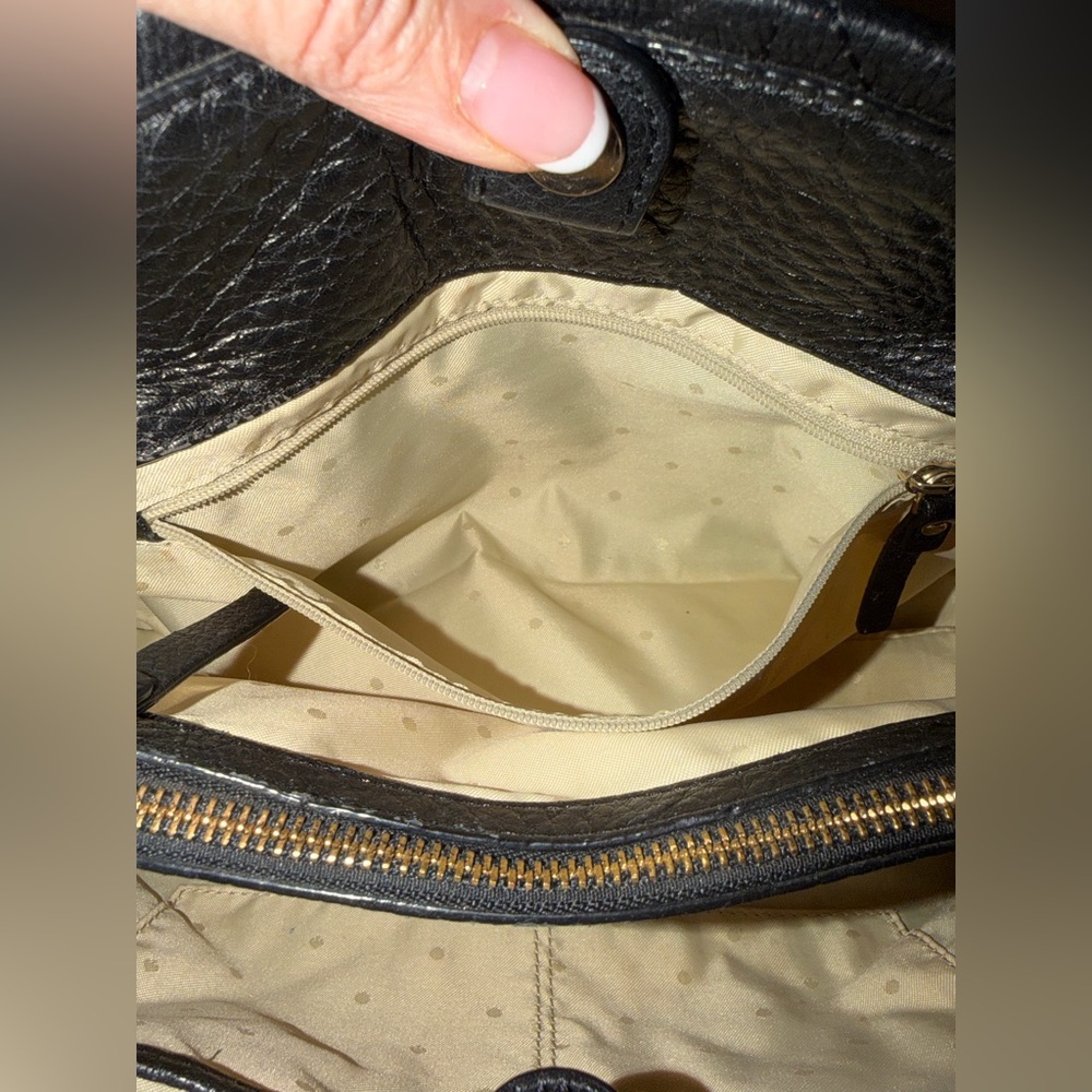 Kate Spade Vintage Black Quilted Shoulder Bag with Gold Chain - Picture 12 of 14
